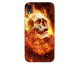 Husa Silicon Soft Upzz Print iPhone Xr Model  Flame Skull