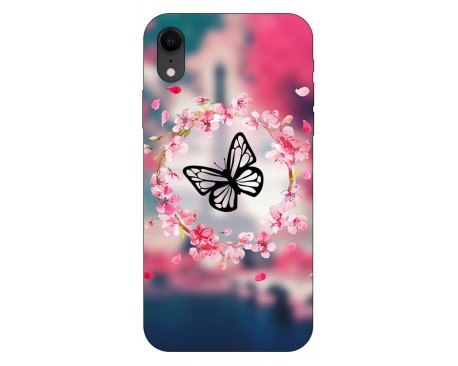 Husa Silicon Soft Upzz Print iPhone Xr Model Butterfly