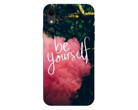 Husa Silicon Soft Upzz Print iPhone Xr Model Be Yourself