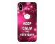 Husa Silicon Soft Upzz Print iPhone Xs Model Stay Safe