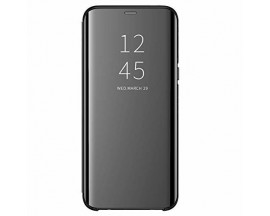 Husa Tip Carte S View Mirror Samsung Galaxy A41 Negru