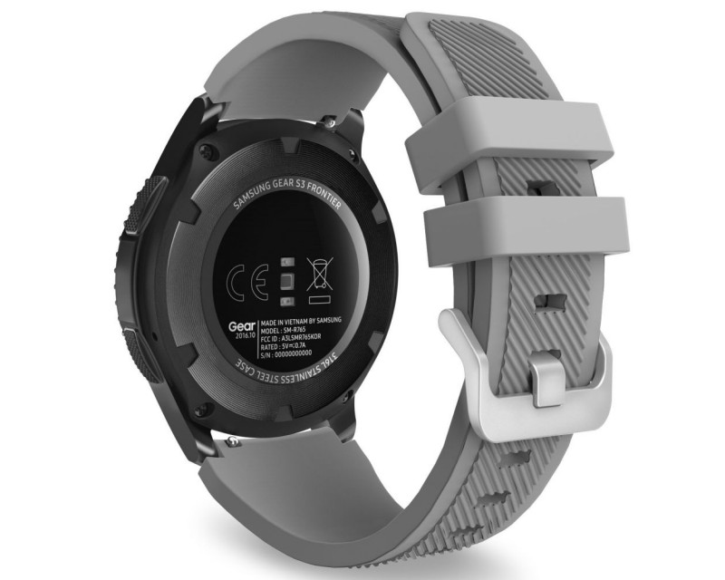 Artırmak verici ilik  Curea Upzz Tech Protect Smootband Compatibila Cu Samsung Galaxy Watch 46 Mm  ,gri - Itelmobile.ro