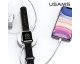 Incarcator Wireless Usams 3 in 1 ,Incarcare Smartphone ,Apple Watch ,Airpods ,Alb -CC96WH02