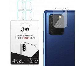 Folie Sticla Nano Glass 3mk  Pentru Camera Samsung Galaxy S10 Lite Transparenta, 4 Buc In Pachet