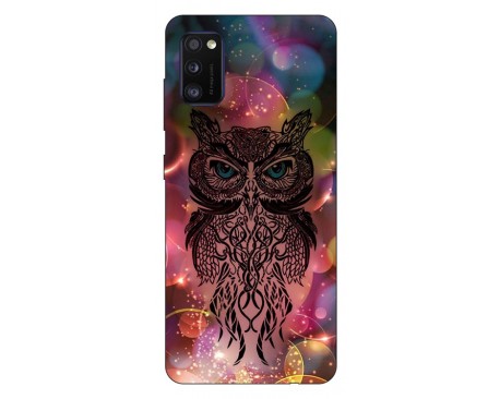 Husa Silicon Soft Upzz Print Samsung Galaxy Galaxy A41 Model Sparkle Owl
