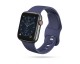 Curea Icon Band  Upzz Tech Protect ,compatibila Cu Apple Watch 1/2/3/4/5/6 (38/40mm), Navy