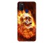 Husa Silicon Soft Upzz Print Samsung Galaxy M21 Model Flame Skull