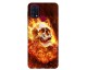 Husa Silicon Soft Upzz Print Samsung Galaxy M31 Model Flame Skull