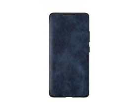 Husa Premium Flip Book Upzz Leather Huawei P40 Pro   , Piele Ecologica, Albastru