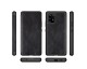 Husa Premium Flip Book Upzz Leather Samsung Galaxy A21 , Piele Ecologica, Negru