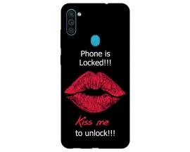 Husa Silicon Soft Upzz Print Samsung Galaxy M11 Kiss