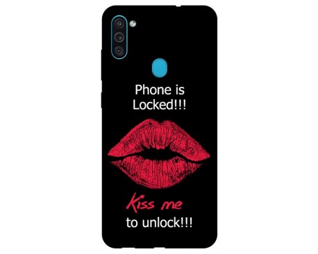 Husa Silicon Soft Upzz Print Samsung Galaxy M11 Kiss