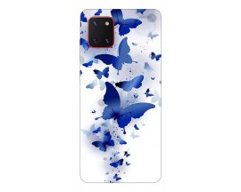 Husa Silicon Soft Upzz Print Samsung Galaxy  Note 10 Lite Model Blue Butterflies