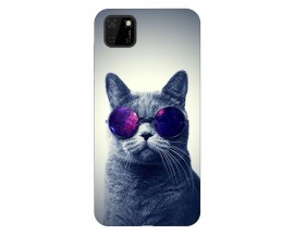 Husa Silicon Soft Upzz Print Huawei Y5P Model Cool Cat
