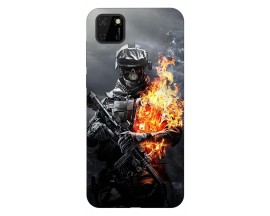 Husa Silicon Soft Upzz Print Huawei Y5P Model Soldier
