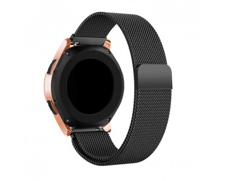 Curea Ceas Upzz Tech Compatibila Cu Samsung Galaxy Watch 3, 41mm , Milaneseband-Negru