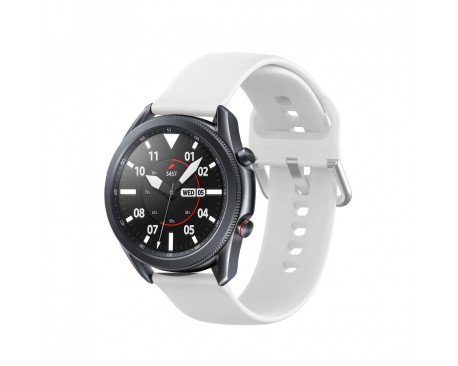 Curea Ceas Upzz Tech Iconband  Compatibila Cu Samsung Galaxy Watch 3, 45mm ,Alb
