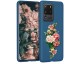 Husa Silicon Soft Upzz Print Candy Samsung Galaxy S20 Ultra Roses Albastru