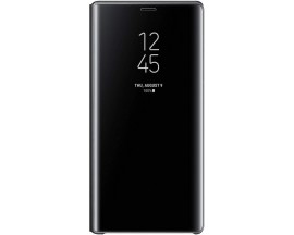 Husa Flip Cover Upzz Mirror Compatibila Cu Samsung Galaxy Note 20  Negru