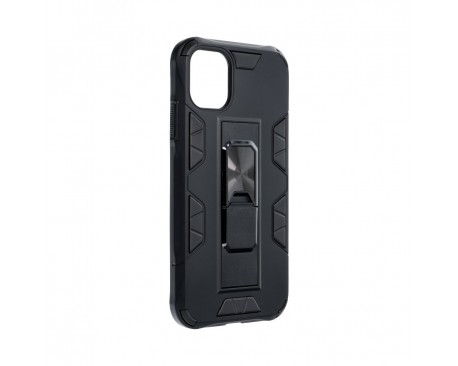 Husa Premium Upzz Defender Antishock Compatibila Cu Iphone 11 Pro  ,Negru -Stand Magnetic Pe spate