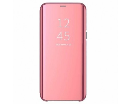 Husa Flip Cover Upzz Mirror Compatibila Cu Samsung Galaxy Note 20 Ultra Roz