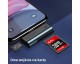 Cititor Carduri Usams Compatibil cu Device-uri Cu Mufa Lightning -Negru Rosu  SJ430DKQ02