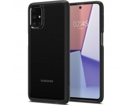 Husa Premium Spigen Ultra Hybrid Samsung Galaxy M31s,  Transparenta Cu Margini Negre