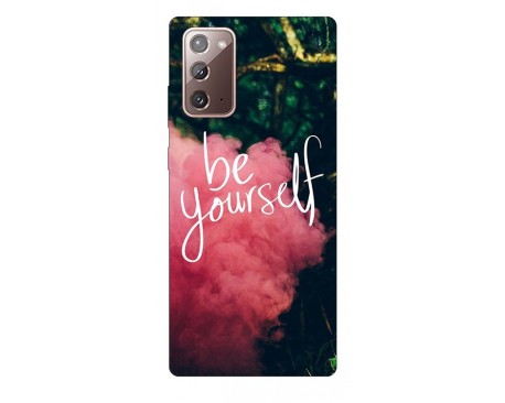 Husa Silicon Soft Upzz Print Samsung Galaxy Note 20 Model Be Yourself