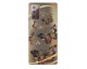 Husa Silicon Soft Upzz Print Samsung Galaxy Note 20 Model Golden Butterfly
