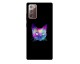 Husa Silicon Soft Upzz Print Samsung Galaxy Note 20 Model Neon Cat