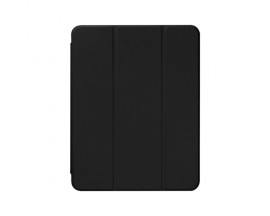 Husa Mercury Flip Case Pentru Apple Ipad Pro 12.9  Inch Model 2020 ,negru Cu Suport De Pen