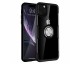 Husa Spate Premium Iring Metalic Upzz Clear iPhone 12 Mini , Cu Ring Metalic Pe Spate Transparent