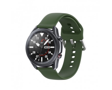 Curea Ceas Upzz Tech Iconband  Compatibila Cu Samsung Galaxy Watch 3, 45mm , Verde Army