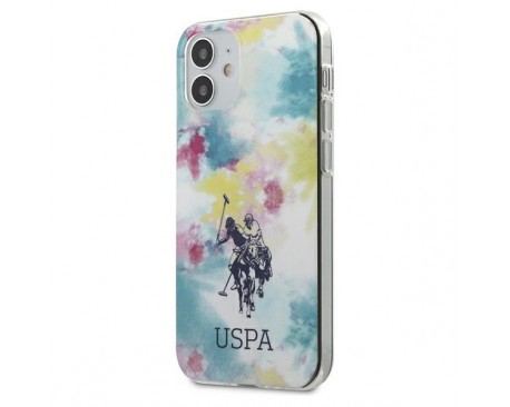 Husa Premium Originala Us Polo Assn iPhone 12 Mini ,Colectia Tie Dye,Multicolor - USHCP12SPCUSML