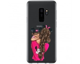 Husa Silicon Soft Upzz Print Samsung Galaxy S9 Plus Model Mom4