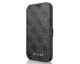 Husa Premium Originala Guess Tip Carte  iPhone 12 Mini ,Colectia Charm , Gri - GUFLBKSP12S4GG