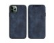 Husa Premium Flip Book Upzz Leather iPhone 12 Mini, Piele Ecologica, Blue