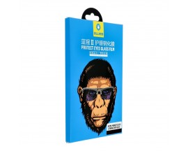 Folie Sticla Securizata Premium 5d Mr. Monkey Strong Hd iPhone  12 Pro Max,  Full Cover Negru