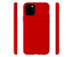 Husa Spate Mercury  Silicone iPhone 12 Mini  ,cu Interior Alcantara ,rosu