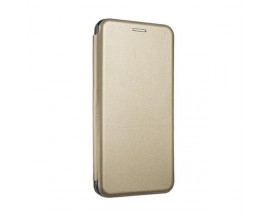 Husa Flip Carte Cu Magnet Lux Upzz Compatibila Cu iPhone 12 Pro Max    , Gold