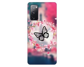 Husa Silicon Soft Upzz Print Samsung Galaxy S20 FE Model Butterfly