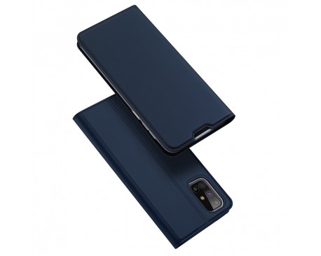 Husa Flip Cover Premium Duxducis Skinpro Samsung Galaxy M31s, Albastru