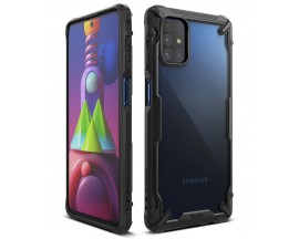 Husa Premium Ringke Fusion X  Compatibila Cu Samsung Galaxy M51, Negru