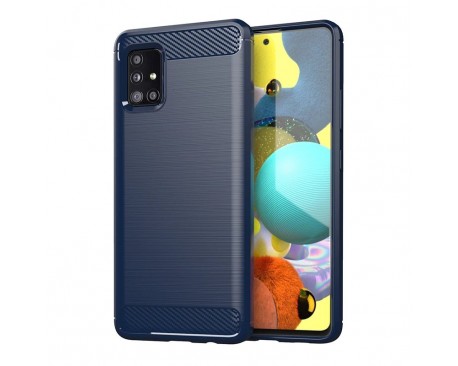 Husa Spate Upzz Carbon Pro Samsung Galaxy A31, Albastru
