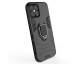 Husa Spate Upzz Ring Armor Hybrid iPhone 12 Pro Max, Negru