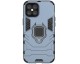 Husa Spate Upzz Ring Armor Hybrid iPhone 12 / iPhone 12 Pro, Albastru