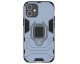 Husa Spate Upzz Ring Armor Hybrid iPhone 12 Mini, Albastru