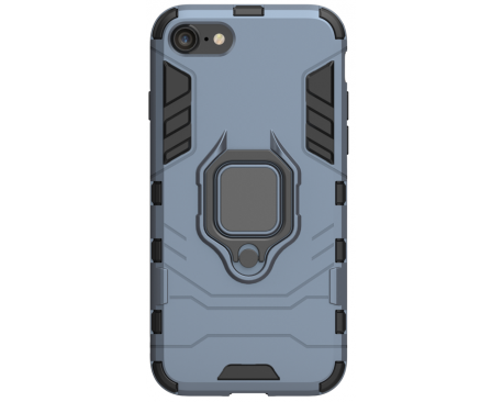 Husa Spate Upzz Ring Armor Hybrid iPhone 7 / 8 / SE 2020, Albastru