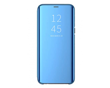 Husa Tip Carte S View Mirror Xiaomi Mi 10T 5G / Mi 10T Pro 5G, Albastru