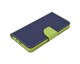 Husa Flip Carte Fancy Book Samsung Galaxy M51, Albastru Verde